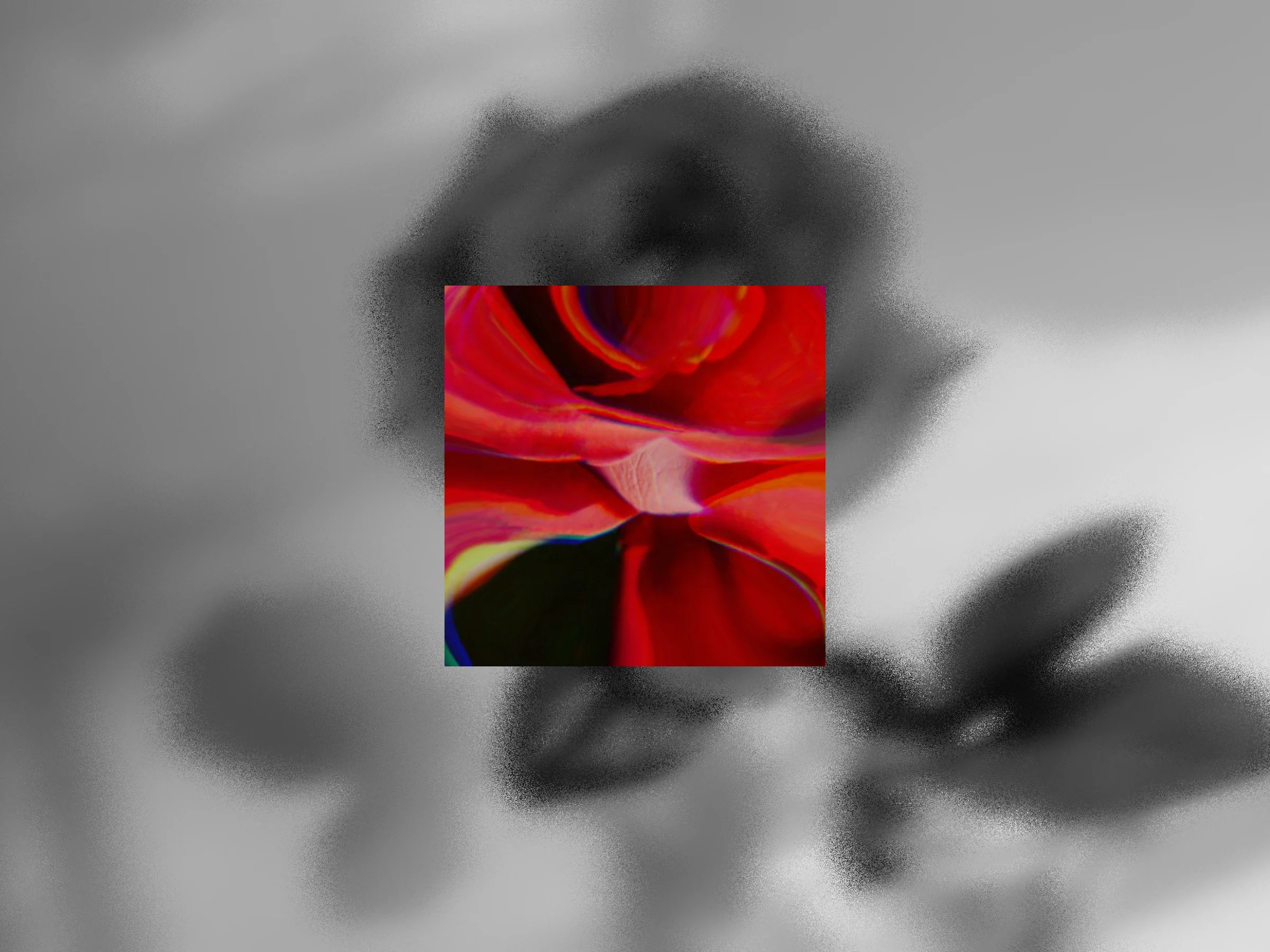 Interactive Mouse-Following Square Lens Effect